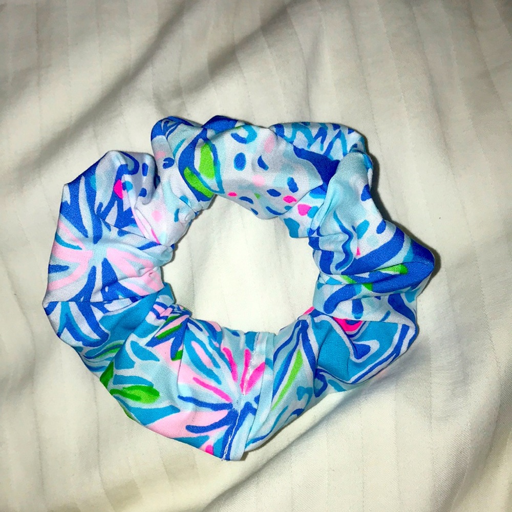 Lilly Pulitzer handmade hair scrunchie